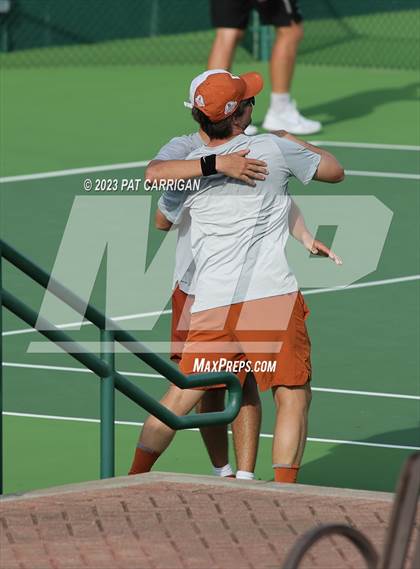 Thumbnail 1 in Round Rock Westwood vs Houston Memorial (UIL 6A Team Tennis Final) photogallery.