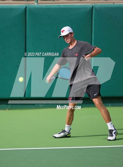 Thumbnail 3 in Round Rock Westwood vs Houston Memorial (UIL 6A Team Tennis Final) photogallery.