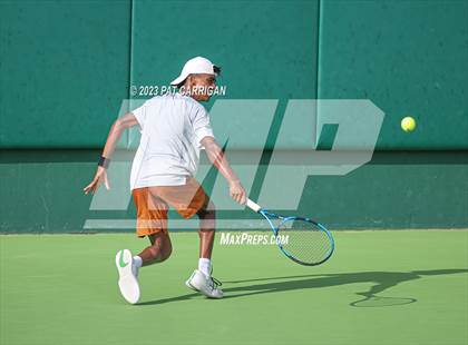 Thumbnail 3 in Round Rock Westwood vs Houston Memorial (UIL 6A Team Tennis Final) photogallery.