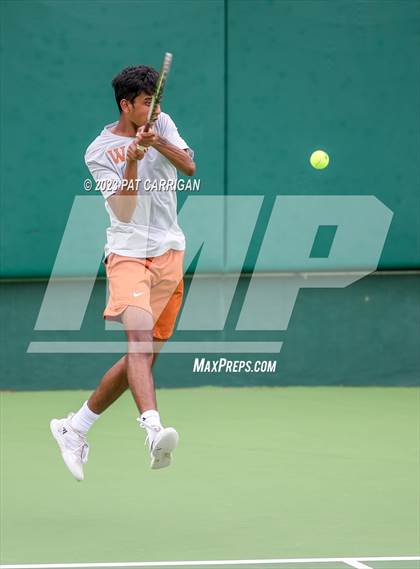 Thumbnail 2 in Round Rock Westwood vs Houston Memorial (UIL 6A Team Tennis Final) photogallery.