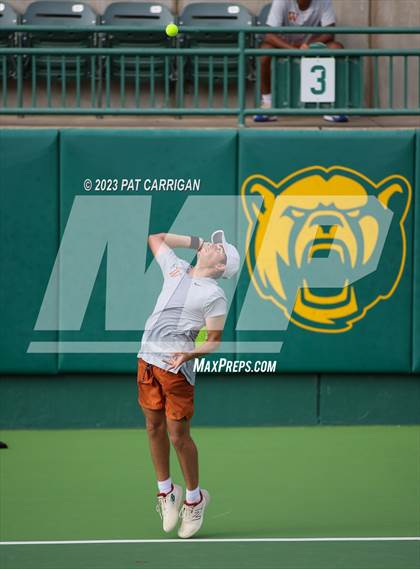Thumbnail 3 in Round Rock Westwood vs Houston Memorial (UIL 6A Team Tennis Final) photogallery.