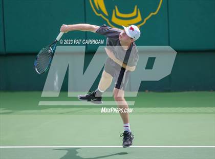 Thumbnail 3 in Round Rock Westwood vs Houston Memorial (UIL 6A Team Tennis Final) photogallery.