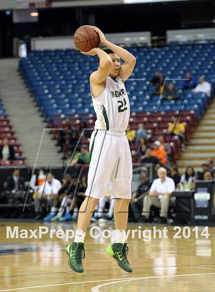 Thumbnail 2 in Bishop Montgomery vs. Moreau Catholic (CIF State D4 Final) photogallery.