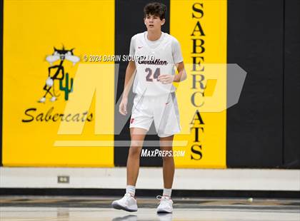 Thumbnail 2 in New Trier vs Scottsdale Christian Academy (Saguaro Holiday Classic) photogallery.