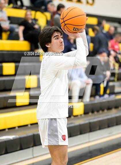 Thumbnail 3 in New Trier vs Scottsdale Christian Academy (Saguaro Holiday Classic) photogallery.