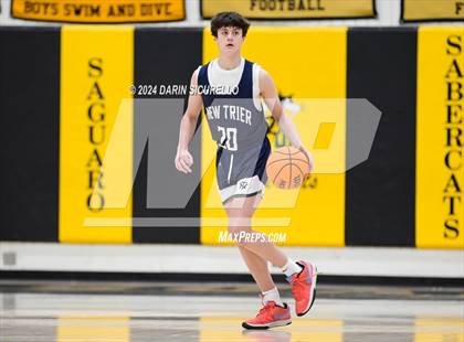 Thumbnail 2 in New Trier vs Scottsdale Christian Academy (Saguaro Holiday Classic) photogallery.