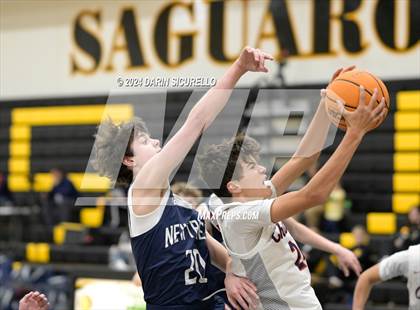 Thumbnail 1 in New Trier vs Scottsdale Christian Academy (Saguaro Holiday Classic) photogallery.