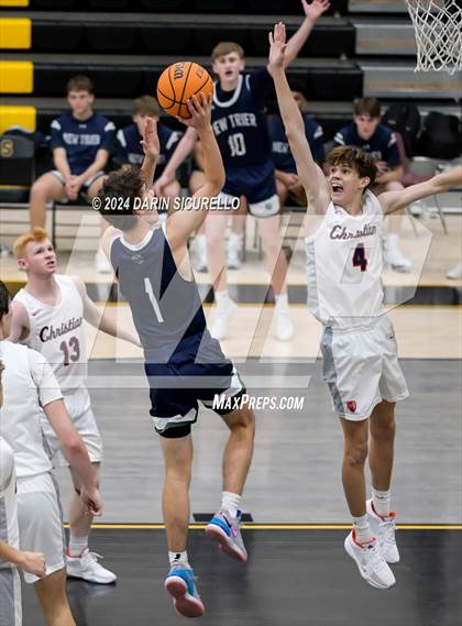 Thumbnail 2 in New Trier vs Scottsdale Christian Academy (Saguaro Holiday Classic) photogallery.