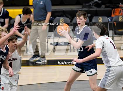 Thumbnail 3 in New Trier vs Scottsdale Christian Academy (Saguaro Holiday Classic) photogallery.