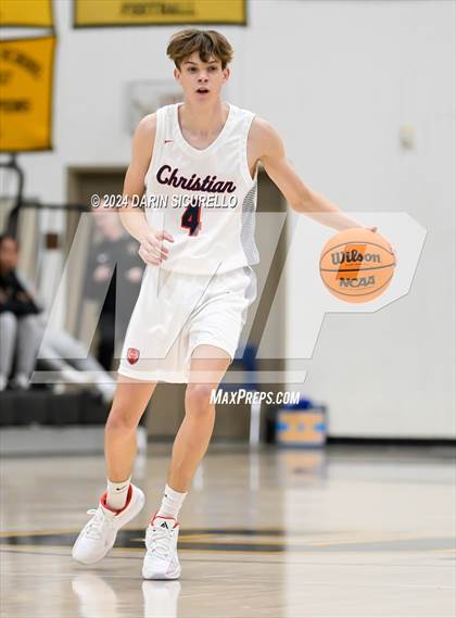 Thumbnail 1 in New Trier vs Scottsdale Christian Academy (Saguaro Holiday Classic) photogallery.