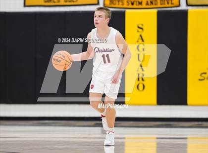 Thumbnail 1 in New Trier vs Scottsdale Christian Academy (Saguaro Holiday Classic) photogallery.