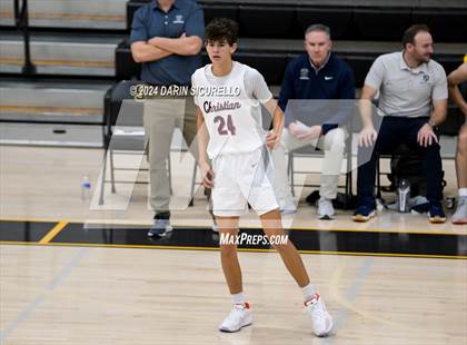 Thumbnail 2 in New Trier vs Scottsdale Christian Academy (Saguaro Holiday Classic) photogallery.