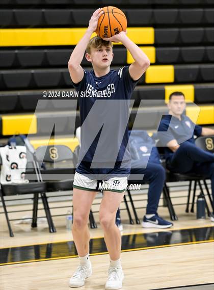 Thumbnail 2 in New Trier vs Scottsdale Christian Academy (Saguaro Holiday Classic) photogallery.