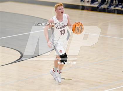 Thumbnail 3 in New Trier vs Scottsdale Christian Academy (Saguaro Holiday Classic) photogallery.