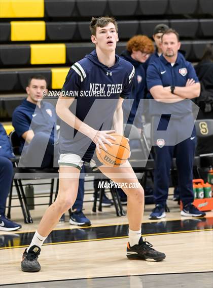 Thumbnail 1 in New Trier vs Scottsdale Christian Academy (Saguaro Holiday Classic) photogallery.