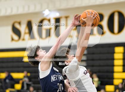 Thumbnail 1 in New Trier vs Scottsdale Christian Academy (Saguaro Holiday Classic) photogallery.