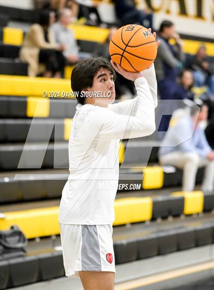 Thumbnail 2 in New Trier vs Scottsdale Christian Academy (Saguaro Holiday Classic) photogallery.