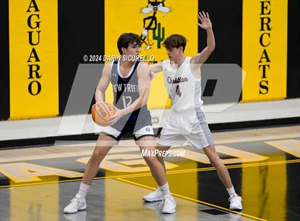 Thumbnail 3 in New Trier vs Scottsdale Christian Academy (Saguaro Holiday Classic) photogallery.