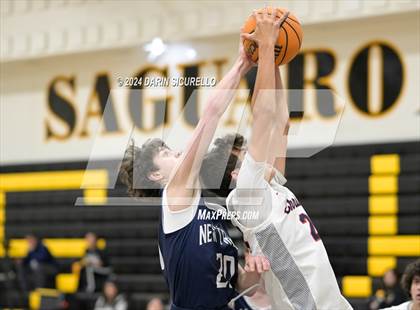 Thumbnail 3 in New Trier vs Scottsdale Christian Academy (Saguaro Holiday Classic) photogallery.