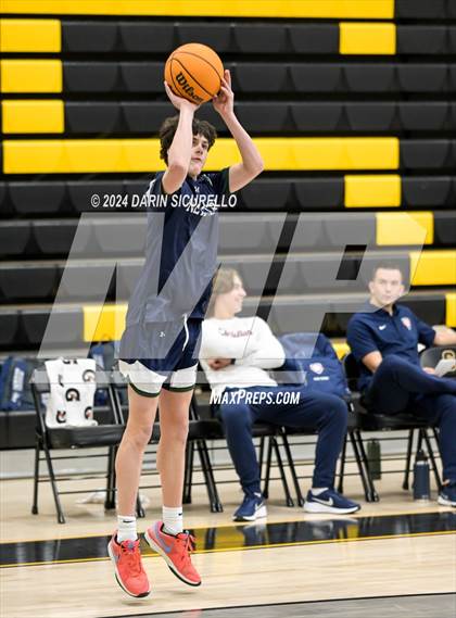Thumbnail 3 in New Trier vs Scottsdale Christian Academy (Saguaro Holiday Classic) photogallery.
