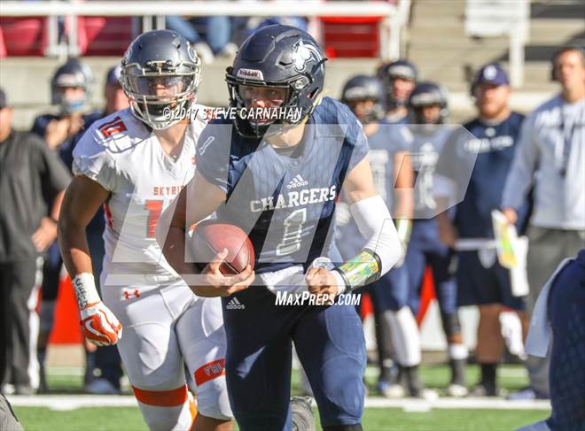 Zach Wilson 1 Corner Canyon High School Chargers Navy Blue