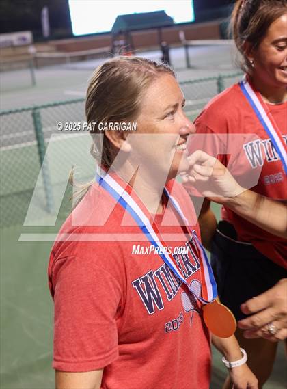 Thumbnail 2 in Wimberley vs Canyon (UIL 4A Tennis Final) photogallery.