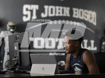 Thumbnail 1 in St. John Bosco's Chris Steele (WeNext)  photogallery.