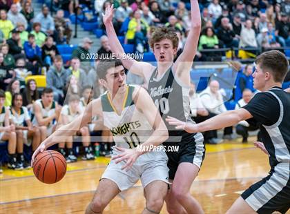 Thumbnail 1 in Parke Heritage vs. Northeastern (IHSAA 2A Regional 22 Championship) photogallery.