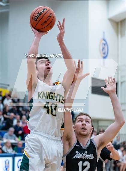 Thumbnail 2 in Parke Heritage vs. Northeastern (IHSAA 2A Regional 22 Championship) photogallery.