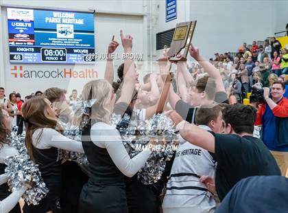 Thumbnail 1 in Parke Heritage vs. Northeastern (IHSAA 2A Regional 22 Championship) photogallery.