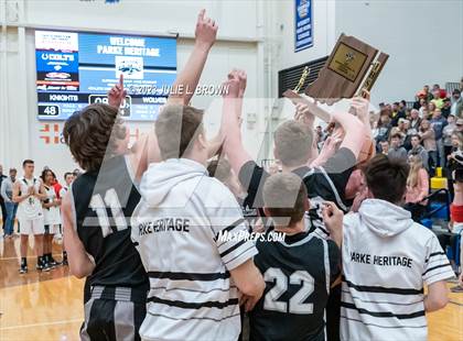 Thumbnail 3 in Parke Heritage vs. Northeastern (IHSAA 2A Regional 22 Championship) photogallery.