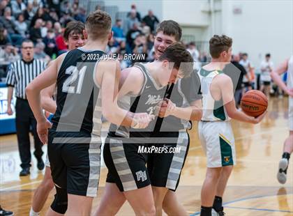 Thumbnail 3 in Parke Heritage vs. Northeastern (IHSAA 2A Regional 22 Championship) photogallery.