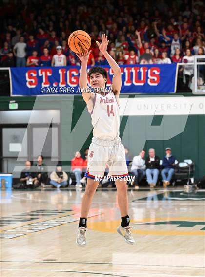 Thumbnail 1 in Sacred Heart Cathedral Preparatory vs. St. Ignatius College Preparatory photogallery.