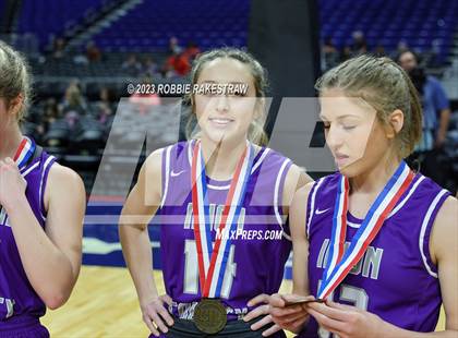 Thumbnail 3 in Huckabay vs. Irion County (UIL 1A Basketball State Semifinal Medal Ceremony) photogallery.