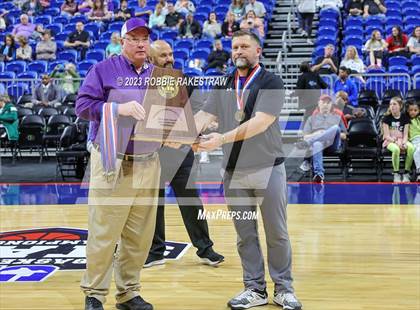 Thumbnail 2 in Huckabay vs. Irion County (UIL 1A Basketball State Semifinal Medal Ceremony) photogallery.