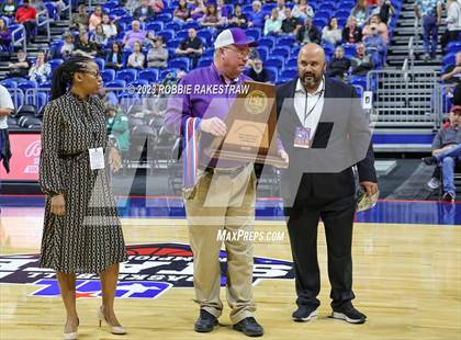 Thumbnail 3 in Huckabay vs. Irion County (UIL 1A Basketball State Semifinal Medal Ceremony) photogallery.