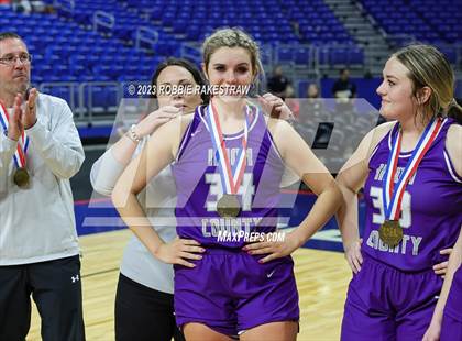 Thumbnail 2 in Huckabay vs. Irion County (UIL 1A Basketball State Semifinal Medal Ceremony) photogallery.