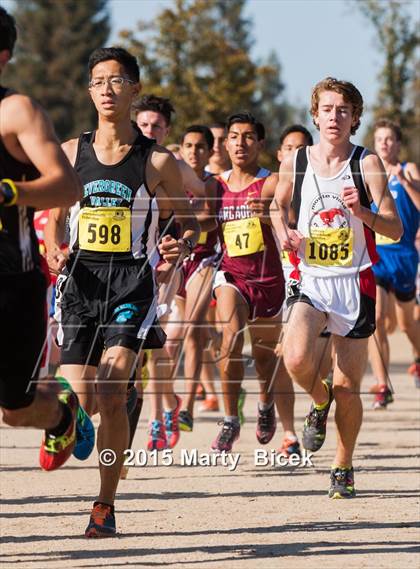 Thumbnail 2 in CIF State Cross Country Championships (D1 Boys Race) photogallery.
