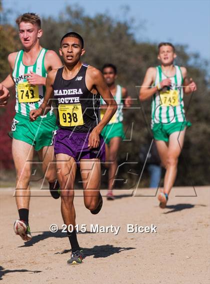 Thumbnail 1 in CIF State Cross Country Championships (D1 Boys Race) photogallery.