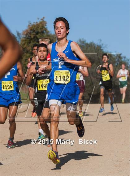 Thumbnail 2 in CIF State Cross Country Championships (D1 Boys Race) photogallery.