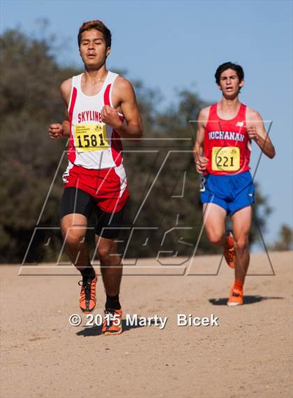 Thumbnail 3 in CIF State Cross Country Championships (D1 Boys Race) photogallery.