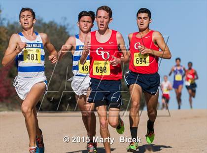 Thumbnail 1 in CIF State Cross Country Championships (D1 Boys Race) photogallery.