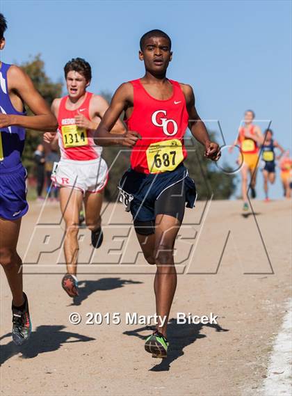 Thumbnail 2 in CIF State Cross Country Championships (D1 Boys Race) photogallery.