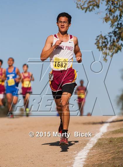 Thumbnail 3 in CIF State Cross Country Championships (D1 Boys Race) photogallery.
