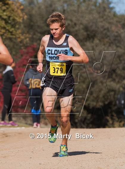 Thumbnail 2 in CIF State Cross Country Championships (D1 Boys Race) photogallery.