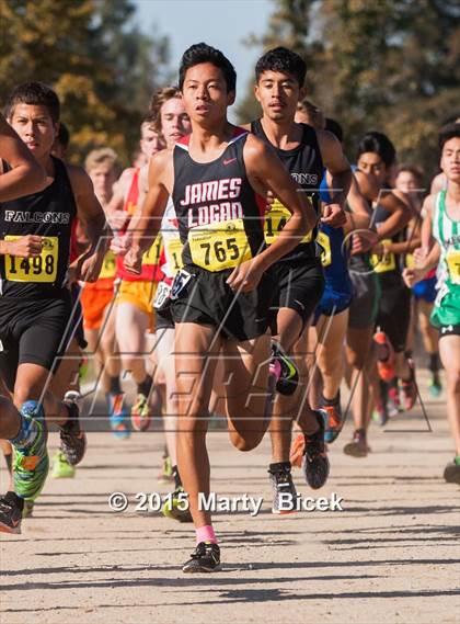 Thumbnail 3 in CIF State Cross Country Championships (D1 Boys Race) photogallery.