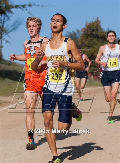 Thumbnail 2 in CIF State Cross Country Championships (D1 Boys Race) photogallery.