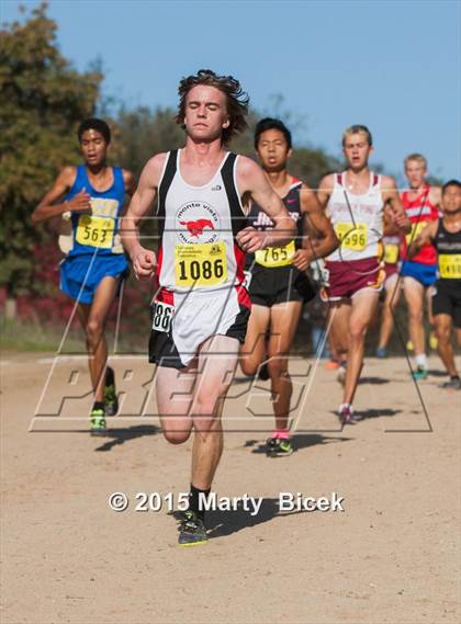 Thumbnail 2 in CIF State Cross Country Championships (D1 Boys Race) photogallery.