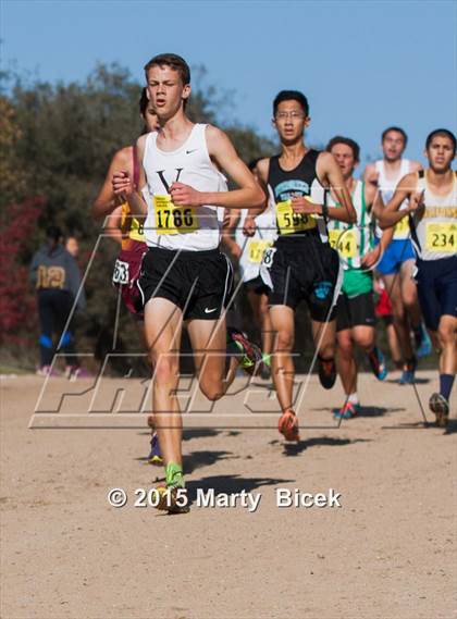 Thumbnail 2 in CIF State Cross Country Championships (D1 Boys Race) photogallery.