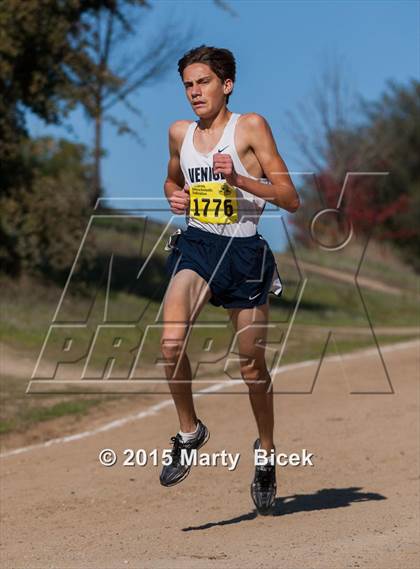 Thumbnail 2 in CIF State Cross Country Championships (D1 Boys Race) photogallery.